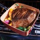 TIGAIE MULTIFUNCTIONALA PATRATA CU CAPAC, MANERE DE INOX SI SITA PENTRU PRAJIT, 5 PIESE