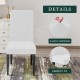 SET 6 HUSE PENTRU SCAUNE LYCRA - ALB SET 6 HUSE PENTRU SCAUNE LYCRA - ALB