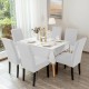 SET 6 HUSE PENTRU SCAUNE LYCRA - ALB SET 6 HUSE PENTRU SCAUNE LYCRA - ALB