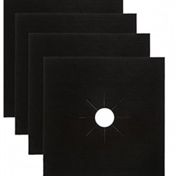 SET 4 FOLII DE PROTECTIE ARAGAZ, TEFLON, LAVABILE, NEGRU SET 4 FOLII DE PROTECTIE ARAGAZ, TEFLON, LAVABILE, NEGRU