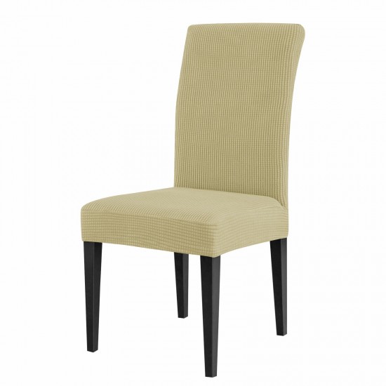 SET 6 HUSE PENTRU SCAUNE LYCRA - BEJ SET 6 HUSE PENTRU SCAUNE LYCRA - BEJ