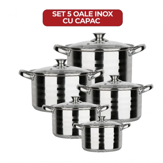 Set oale din Inox 10 piese BL-1424-10 BLAUMANN