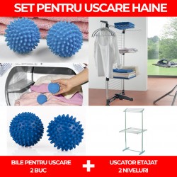 SET PENTRU USCARE HAINE - USCATOR RUFE SUPRAETAJAT + BILE USCARE SI CATIFELARE