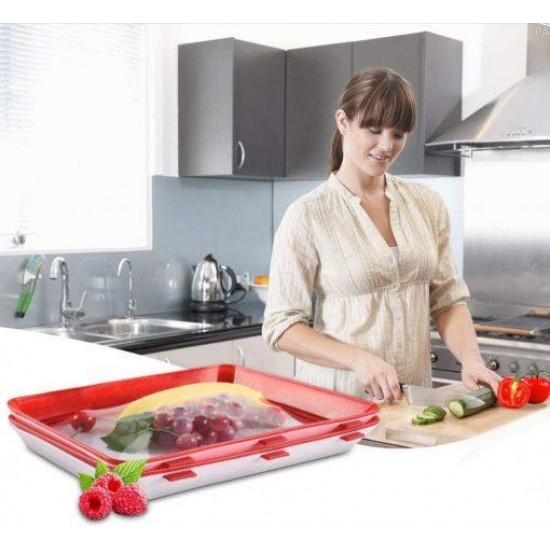 SET 2 TAVI PENTRU PASTRAREA ALIMENTELOR PROASPETE SET 2 TAVI PENTRU PASTRAREA ALIMENTELOR PROASPETE