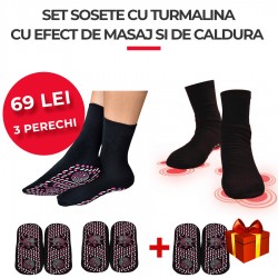 SET 2+1 GRATIS SOSETE DE TURMALINA CU MASAJ