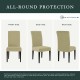SET 6 HUSE PENTRU SCAUNE LYCRA - BEJ SET 6 HUSE PENTRU SCAUNE LYCRA - BEJ