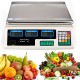 CANTAR ELECTRONIC CU AFISAJ DUBLU SI ACUMULATOR, CAPACITATE 40 KG