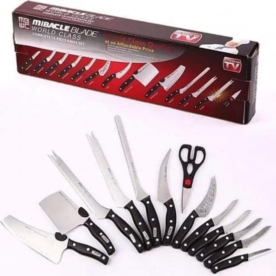 Set 13 cutite bucatarie Miracle Blade Set 13 cutite bucatarie Miracle Blade