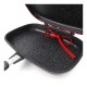 Tigaie Doubletta Grill Premium, interior marmura antiaderenta, Master Star 36 cm