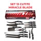 PACHET PROMO SET 13 CUTITE MIRACLE BLADE +TOCATOR BAMBUS + APARAT PENTRU INDEPARTAT SOLZII DE PESTE PACHET PROMO SET 13 CUTITE MIRACLE BLADE +TOCATOR BAMBUS + APARAT PENTRU INDEPARTAT SOLZII DE PESTE