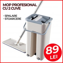 Mop profesional cu doua cuve de spalare - SCRATCH