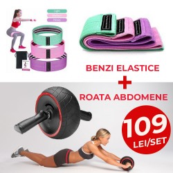 SET PROMOTIONAL - BENZI ELASTICE + ROATA ABDOMENE FITNESS SET PROMOTIONAL - BENZI ELASTICE + ROATA ABDOMENE FITNESS