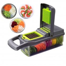 Razatoare Veggie Slicer 14 piese, lame inox + maner protectie Razatoare Veggie Slicer 14 piese, lame inox + maner protectie