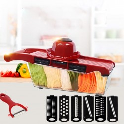 Razatoare multifunctionala pentru legume si fructe 5 in 1 Razatoare multifunctionala pentru legume si fructe 5 in 1