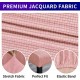 SET 6 HUSE PENTRU SCAUNE LYCRA - ROZ SOMON SET 6 HUSE PENTRU SCAUNE LYCRA - ROZ SOMON