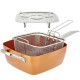 TIGAIE MULTIFUNCTIONALA PATRATA CU CAPAC, MANERE DE INOX SI SITA PENTRU PRAJIT, 5 PIESE TIGAIE MULTIFUNCTIONALA PATRATA CU CAPAC, MANERE DE INOX SI SITA PENTRU PRAJIT, 5 PIESE